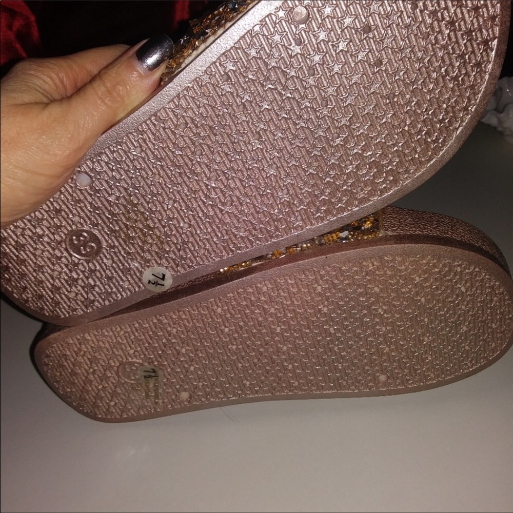 COPY - NWOB 7.5M Nature Breeze Gold Wedges/Slides Host Pick 7:24 @mauvee - Picture 5 of 8
